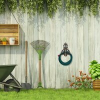 relaxdays Gartenschlauchhalter