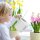 relaxdays Gießkanne rosa 1,3 l