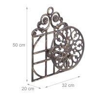 relaxdays Gartenschlauchhalter für 20,0 m