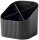 HAN Stiftehalter Re-X-LOOP schwarz Polypropylen 4 Fächer 11,1 x 12,1 x 10,6 cm