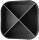 HAN Stiftehalter Re-X-LOOP schwarz Polypropylen 4 Fächer 11,1 x 12,1 x 10,6 cm