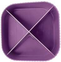 HAN Stiftehalter X-LOOP lila Polypropylen 4 Fächer 11,1 x 12,1 x 10,6 cm