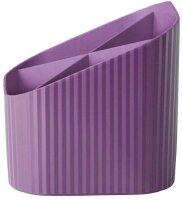 HAN Stiftehalter X-LOOP lila Polypropylen 4 Fächer 11,1 x 12,1 x 10,6 cm
