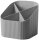 HAN Stiftehalter X-LOOP grau Polypropylen 4 Fächer 11,1 x 12,1 x 10,6 cm