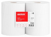 KATRIN Jumbo-Toilettenpapier Gigant M2 2-lagig, 6 Rollen