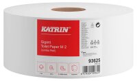 KATRIN Jumbo-Toilettenpapier Gigant M2 2-lagig, 6 Rollen