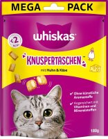 whiskas® Katzen-Leckerli Knuspertaschen mit Huhn und...