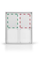 magnetoplan Schaukasten SP weiß 4x DIN A4 61,0 x 4,0 x 73,0 cm, 1 St.