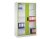 CP Stahlschrank 8930-055 S10100 Acrylglas, clowngrün, lichtgrau 4 Fachböden 120,0 x 40,0 x 195,0 cm, aufgebaut, 1 St.