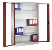 CP Stahlschrank 8930-055 S10101 lichtgrau, rubinrot,...