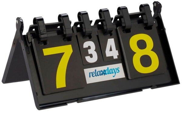 relaxdays Zähltafel schwarz, 1 St.