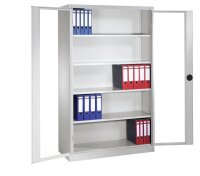 CP Stahlschrank 8931-055 S10296 lichtgrau, Acrylglas 4...