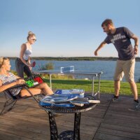 relaxdays Tischtennis-Set 3 Sterne, 1 Set