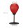 relaxdays Tisch Punchingball rot, schwarz