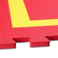 relaxdays Spielmatte ABC & Zahlen mehrfarbig 179,0 x 179,0 cm  ( 10021531_0 )