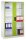 CP Stahlschrank 8931-055 S10298 Acrylglas, clowngrün, lichtgrau 4 Fachböden 120,0 x 50,0 x 195,0 cm, aufgebaut, 1 St.