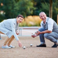 relaxdays Boule Wurfspiel, 1 Set
