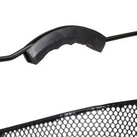 relaxdays Fahrradkorb vorne Stahl schwarz