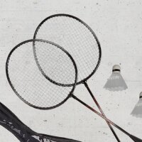 relaxdays Badminton-Set schwarz