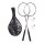 relaxdays Badminton-Set schwarz