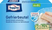 Toppits Gefrierbeutel 6,0 l, 20 St.