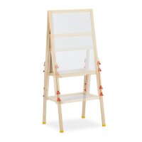 relaxdays Kindertafel 39,0 x 32,0 cm weiß/grün
