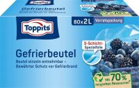 Toppits Gefrierbeutel 2,0 l, 80 St.