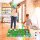 relaxdays Spielmatte Straße grün/bunt 90,0 x 90,0 cm  ( 10031432_0 )
