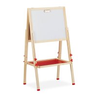relaxdays Kindertafel 49,0 x 39,0 cm weiß/grün