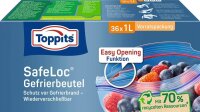 Toppits Gefrierbeutel SafeLoc 1,0 l, 36 St.