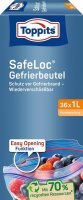 Toppits Gefrierbeutel SafeLoc 1,0 l, 36 St.