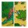relaxdays Spielmatte Dinosaurier grün/bunt 90,0 x 90,0 cm