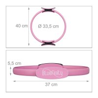 relaxdays Pilates-Ring pink