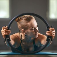 relaxdays Pilates-Ring schwarz