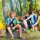 relaxdays aufblasbarer Hocker grau  ( 10032553_111 )