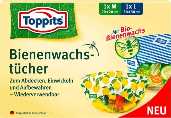 Toppits Bienenwachstücher 2 St.