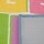 relaxdays Spielteppich Hüpfspiel blau/bunt 70,0 x 180,0 cm
