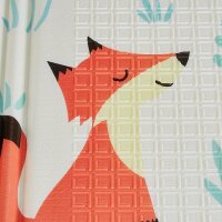 relaxdays Spielmatte Waldtiere weiß/bunt 195,0 x 150,0 cm
