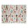 relaxdays Spielmatte Waldtiere weiß/bunt 195,0 x 150,0 cm