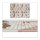 relaxdays Spielmatte Waldtiere weiß/bunt 195,0 x 150,0 cm