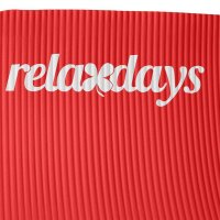 relaxdays Yogamatte rot 60,0 x 180,0 x 1,0 cm