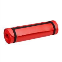 relaxdays Yogamatte rot 60,0 x 180,0 x 1,0 cm