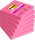 Post-it® Super Sticky Haftnotizen extrastark 654SPI pink, 6 Blöcke