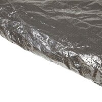 relaxdays Abdeckplane für Trampoline schwarz 427,0 cm  ( 10026451_657 )