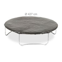 relaxdays Abdeckplane für Trampoline schwarz 427,0 cm  ( 10026451_657 )