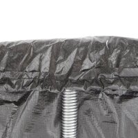 relaxdays Abdeckplane für Trampoline schwarz 427,0 cm  ( 10026451_657 )