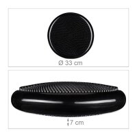 relaxdays Balance-Kissen schwarz