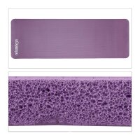 relaxdays Yogamatte violett 60,0 x 180,0 x 1,0 cm  (...