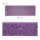 relaxdays Yogamatte violett 60,0 x 180,0 x 1,0 cm  ( 10020675_51 )