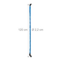 relaxdays Fahrradschloss blau 120,0 cm, 1 St.
